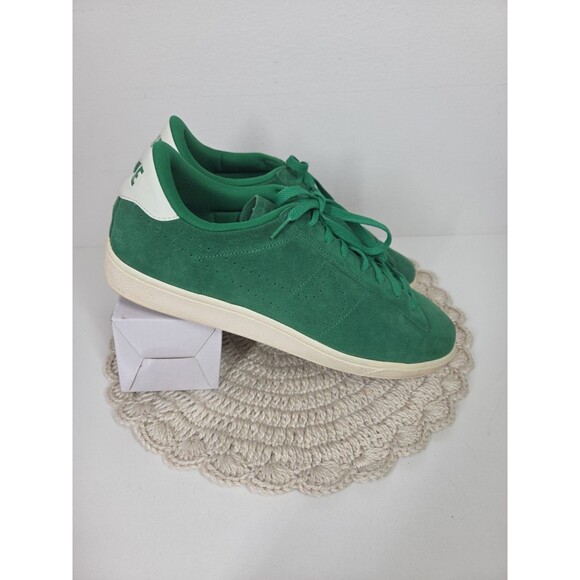 NEW RARE Nike Tennis Classic CS Premium Suede Pine Green Ivory 829351-300 sz 13* - Picture 4 of 14